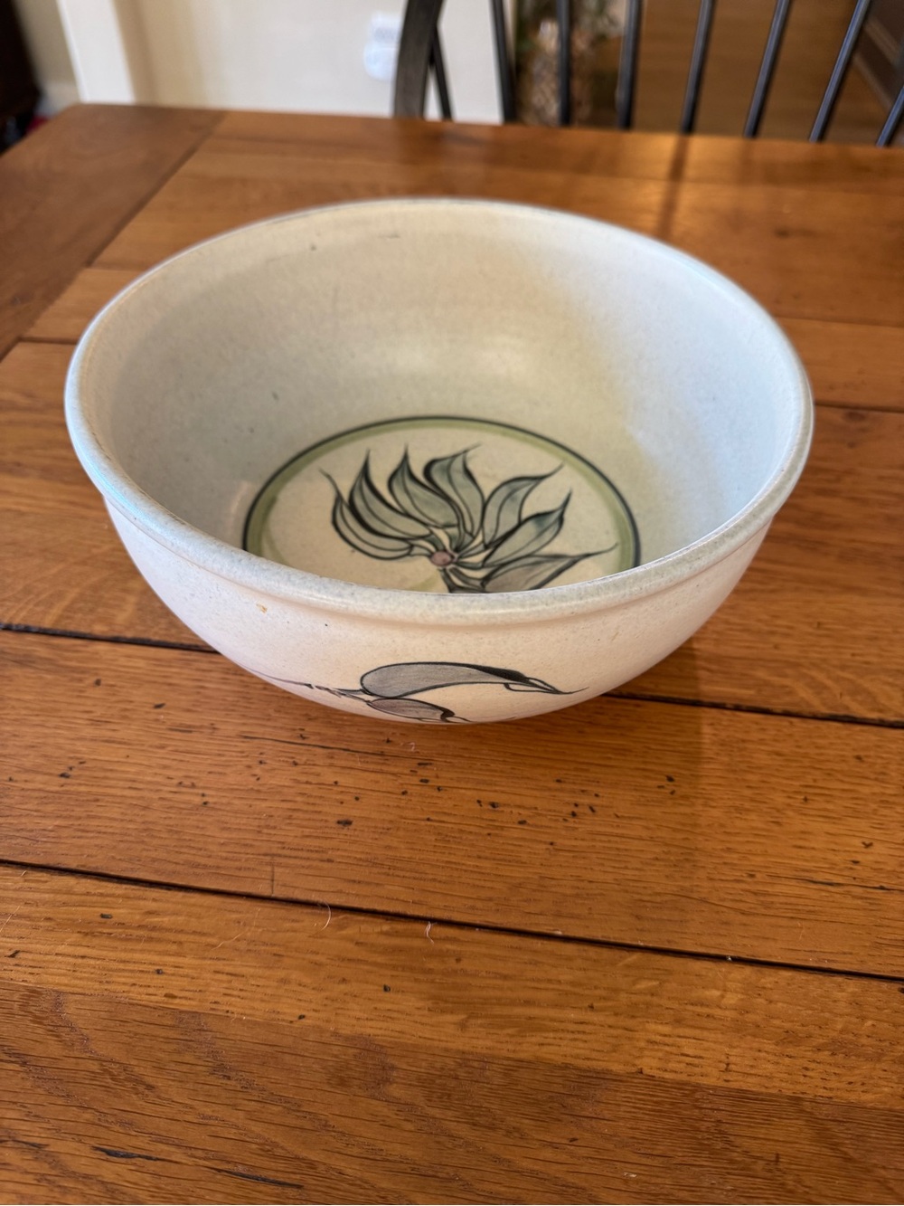 Stoneware serving bowl made by the Northwest studio potter Jack Dwayne Westlin